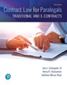 Contract Law for Paralegals - Henry Cheeseman ; John Schlageter III ; Kathleen Reed - 9780133822526