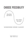 Choose Possibility - Sukhinder Singh Cassidy - 9780358525899