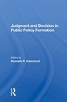 Judgement And Decision/h - Kenneth R. Hammond - 9780367021016