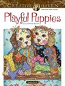 Creative Haven Playful Puppies Coloring Book - Marjorie Sarnat - 9780486812687