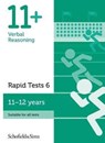 11+ Verbal Reasoning Rapid Tests Book 6: Year 6-7, Ages 11-12 - Sian Schofield & Sims ; Goodspeed - 9780721714554