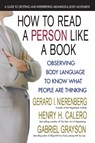 How to Read a Person Like a Book - Gerard I Nierenberg ; Henry H Calero - 9780757003141