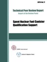 Spent Nuclear Fuel Canister Qualification Support - Asme - 9780791802212