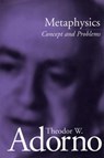 Metaphysics - ADORNO,  Theodor W. - 9780804742474