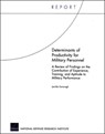Determinants of Productivity for Military Personnel - Jennifer Kavanagh - 9780833037541