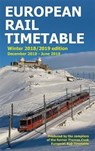 European Rail Timetable Winter 2018-2019 Edition - POTTER,  John - 9780995799844