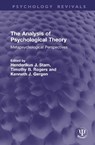 The Analysis of Psychological Theory - Henderikus J. Stam ; Timothy B. Rogers ; Kenneth J. Gergen - 9781041427520