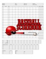 Baseball Scorebook: 100 Scoring Sheets For Baseball and Softball Games, Glover's Scorebooks, Large (8.5X 11) - Na Sr - 9781074016715