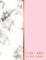 2020-2024 Five Year Calendar: Pink Gold Marble about calendar of 60 Month and appointment 5 year for schedule organizer management - PLANNER,  Mablility - 9781080872824