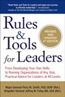 Rules & Tools for Leaders - Perry M. Smith ; General Jeffrey W. Foley MA - 9781101610558