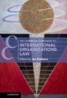 The Cambridge Companion to International Organizations Law - Jan (University of Helsinki) Klabbers - 9781108495356