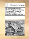 The Old Egyptian Fortune-Teller's Last Legacy - Multiple Contributors - 9781170330029