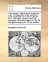 Two Tracts - Benjamin Franklin - 9781170850329