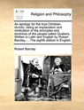 An Apology for the True Christian Divinity - BARCLAY,  Robert - 9781171165699