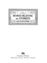 Intimate Relations with Strangers - David Valentine Bernard - 9781416571902