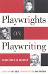 Playwrights on Playwriting - Toby Cole - 9781461661221