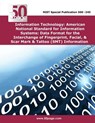 Information Technology: American National Standard for Information Systems: Data Format for the Interchange of Fingerprint, Facial, & Scar Mar - Nist - 9781495221668