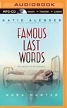 Famous Last Words - ALENDER,  Katie - 9781501250125