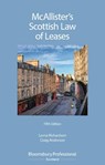 McAllister's Scottish Law of Leases - Ms Lorna Richardson ; Mr Craig Evan Anderson - 9781526513915