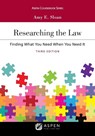 Researching the Law: Finding What You Need When You Need It - SLOAN,  Amy E. - 9781543813364