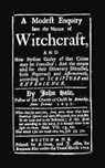 Modest Enquiry Into Nature of Witchcraft - John Hale - 9781557091826