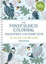 The Mindfulness Coloring Engagement Calendar 2018 -  - 9781615193844
