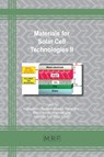 Materials for Solar Cell Technologies II - Inamuddin ; Tauseef Ahmad Rangreez ; Mohd Imran Ahamed - 9781644901403