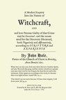 A Modest Enquiry Into the Nature of Witchcraft - John Hale - 9781733593717