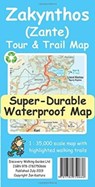 Zakynthos (Zante) Tour & Trail Map -  - 9781782750666