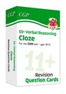 11+ CEM Revision Question Cards: Verbal Reasoning Cloze - Ages 10-11 - CGP Books - 9781789085372