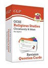 GCSE AQA A Religious Studies: Christianity & Islam Revision Question Cards - CGP Books - 9781789085723