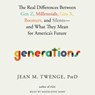 Generations: The Real Differences Between Gen Z, Millennials, Gen X, Boomers, and Silents--And What They Mean for America's Future -  - 9781797150963