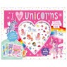I Love Unicorns Sticker Activity Case - Make Believe Ideas - 9781800586628