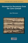 Ottoman-Era Documents from the Cairo Genizah - Jane Hathaway - 9781805117582