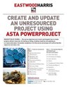Create and Update an Unresourced Project Using Asta Powerproject - HARRIS,  Paul E. - 9781925185485