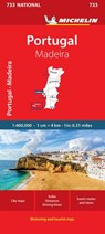 Portugal & Madeira - Michelin National Map 733 -  - 9782067171299