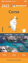 Michelin Wegenkaart 528 Corse - Corsica 2023 -  - 9782067258570