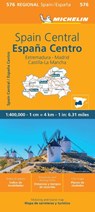 Spain Central, Extremadura, Castilla-La Mancha, Madrid - Michelin Regional Map 576 -  - 9782067259034