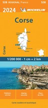 Michelin Wegenkaart 528 Corse - Corsica 2024 -  - 9782067262546