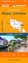 Michelin 516 Alsace - Lorraine 2025 -  - 9782067264731