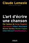 L'art d'écrire une chanson: Les secrets d'un tube - Claude Lemesle - 9782212539196