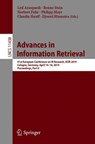 Advances in Information Retrieval - Leif Azzopardi ; Benno Stein ; Norbert Fuhr ; Philipp Mayr ; Claudia Hauff ; Djoerd Hiemstra - 9783030157180