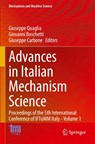 Advances in Italian Mechanism Science - Giuseppe Quaglia ; Giovanni Boschetti ; Giuseppe Carbone - 9783031645556