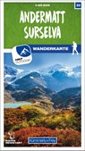 Andermatt - Surselva 33 Wanderkarte 1:40 000 matt laminiert -  - 9783259023334