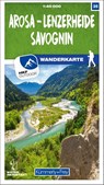 Arosa - Lenzerheide - Savognin 35 Wanderkarte 1:40 000 matt laminiert -  - 9783259023358