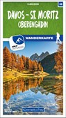 Davos - St. Moritz / Oberengadin 36 Wanderkarte 1:40 000 matt laminiert -  - 9783259023365