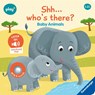 Ravensburger Play+ Infant & Toddler - Shh, Who's there? Baby Animals My First Seek and Find Sound Book - Dynamo Limited - 9783380970095