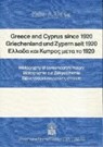 Greece and Cyprus since 1920 / Griechenland und Zypern seit 1920 - RICHTER,  Heinz A. - 9783447060417