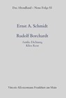 Rudolf Borchardt - Schmidt - 9783465047421