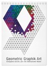 Geometric Graphik Art (Tischkalender 2026 DIN A5 hoch), CALVENDO Monatskalender -  - 9783516433296